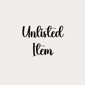 Unlisted Item